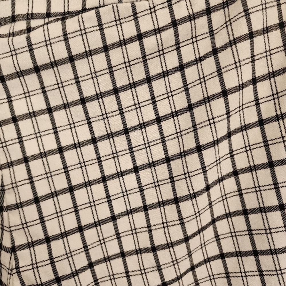 Counterparts White and Black Plaid Pants Petite Large - Picture 10 of 15